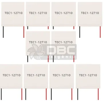 Kit 10 Pastilha Termoelétrica Peltier TEC1-12710 12V