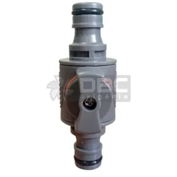 Conector Engate Adaptador Mangueira com Válvula
