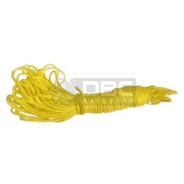 Cordame Paracord 550 30m 7 filamentos 4mm - Amarelo Refletivo