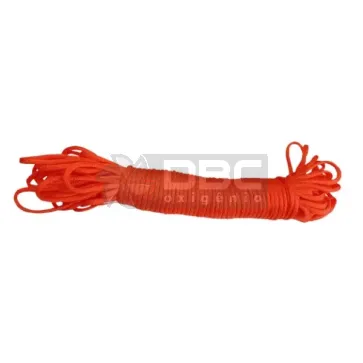 Cordame Paracord 550 30m 7 filamentos 4mm - Laranja Refletivo