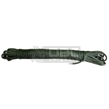 Cordame Paracord 550 10m 9 filamentos 4mm - Verde 