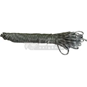 Cordame Paracord 550 30m 9 Filos 4mm Verde Camuflado