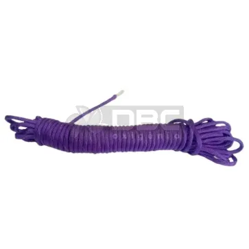 Cordame Paracord 550 10m 7 filamentos 4mm - Roxo Refletivo