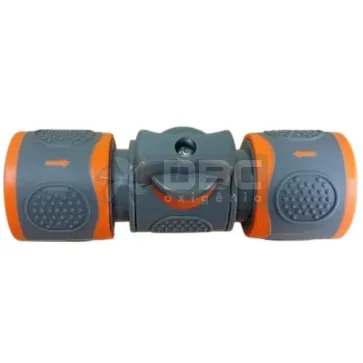 Conector Rápido Mangueira Duplo com Válvula