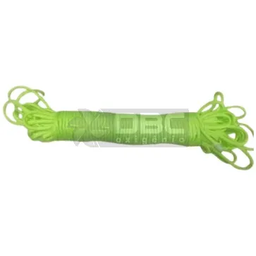 Cordame Paracord 550 30m 7 filamentos 4mm - Verde Refletivo