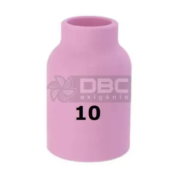 1a6 - Bocal Cerâmico n#10 (53N88) Gás Lens TIG WP17 / WP26