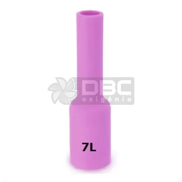 1b4 - Bocal Cerâmico n#7L (54N17L) Gás Lens TIG WP17 / WP26