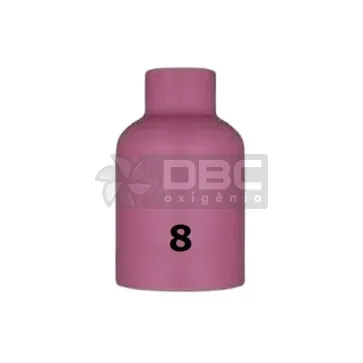 1a1- Bocal Cerâmico n#8 (57N74) Gás Lens TIG WP17 / WP26