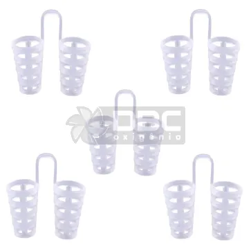 Kit 5 Clip Dilatador Nasal Anti-Ronco/Apnéia Tamanho Médio - M