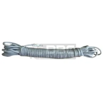 Cordame Paracord 550 10m 9 filamentos 4mm - Cinza