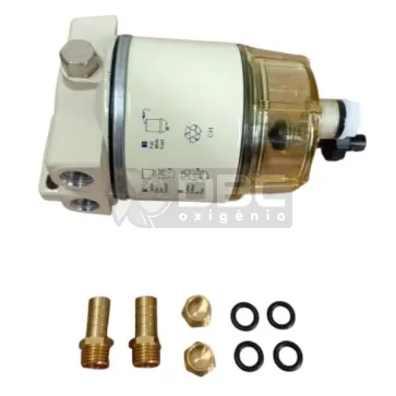 Filtro Completo Separador Água Combustível R12T 