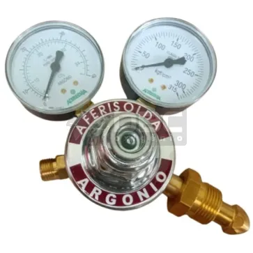 Regulador Pressão Argônio/Mistura Aferisolda RI-30 Ar Bronze