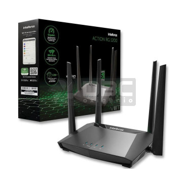 Roteador Action RG 1200 Wi-Fi 5 Intelbras