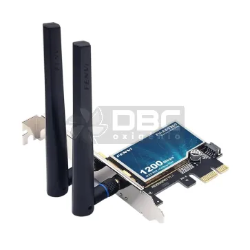 Kit 10 X Adaptador Rede Wifi 1200mbps Bluetooth 4.0 2.4/5ghz Pcie - Desktop Windows 7-8-10-11
