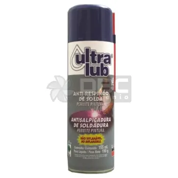 Anti Respingo de Solda 155 ml (Sem Silicone) ULTRALUB Caixa com 12 Unidades