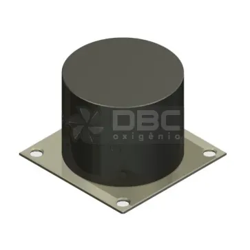 Amortecedor Vibra-Stop Batente de Borracha P (2200kg)