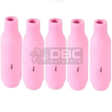 1c1 - Kit 5 Bocal Cerâmico n#04 (10N50) TIG WP17/ WP26 