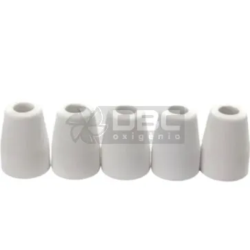01a - Kit 5 Bocal Cerâmico para Tocha Corte Plasma PT-31 