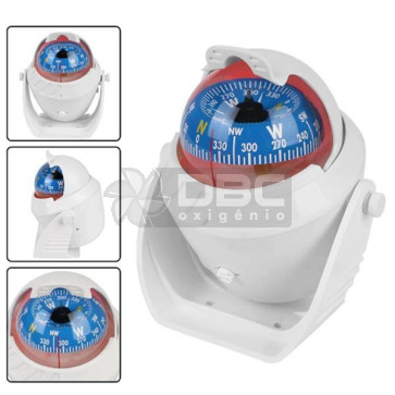 Bússola Náutica com LED a prova de água - 12V