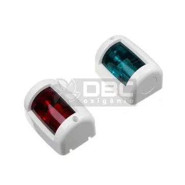 Kit Luz de Navegação Náutica - Verde  Vermelho  12V