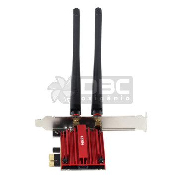 Kit 10 X Adaptador Rede GAMER Wifi 6 Fenvi 11AX PCI-E Bluetooth 5.2 Banda Dupla 2.4GHz 802.11ax/ac