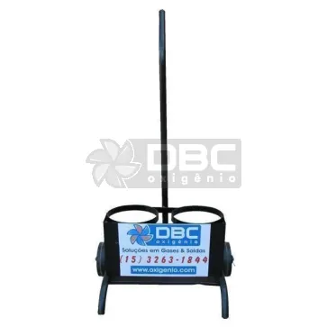Carrinho para 2 Cilindros de 1m³  