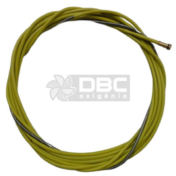 08b - Guia com Espiral amarelo 5,5mts P/Tocha MIG MB24