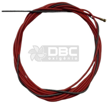 Guia com Espiral vermelha 5,5mts Tocha MIG