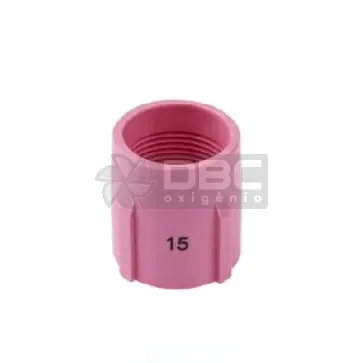 1a8 - Bocal Cerâmico n#15 (53N89) Gás Lens TIG WP17 / WP26