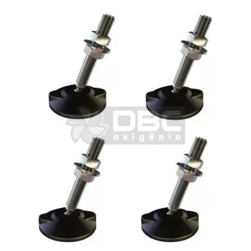 Jogo c/4 Amortecedor Vibra-Stop Calço Articulado II M16x120mm (100kg)