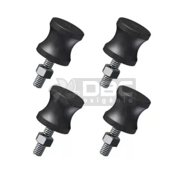 Jogo c/ 4 Amortecedor Vibra-Stop COXIM 1 MF(Macho-Fêmea) - 1/4" (280kg)