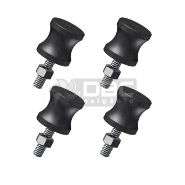 Jogo c/ 4 Amortecedor Vibra-Stop COXIM 3 FF(Fêmea-Fêmea) - M12 (1000kg)