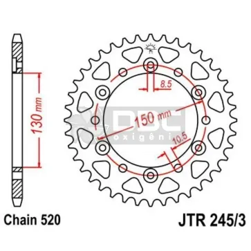 Coroa JT Sprockets JTR 245/3.46