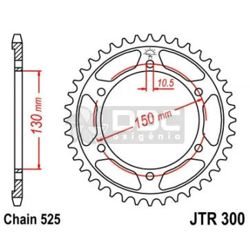 Coroa JT Sprockets JTR 300.47