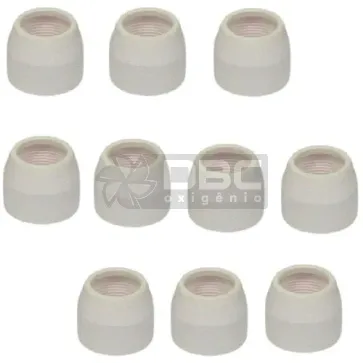 02c - Kit 10 Bocal Cerâmico Tocha Plasma P-80