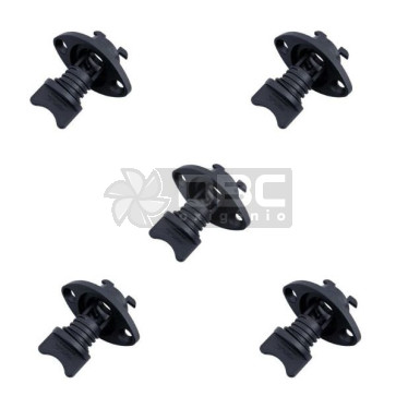 Kit 5 Plug Bujão Drenagem Barcos Lanchas Canoas Veleiros