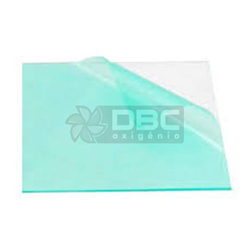 Lente protetora p/ máscaras de solda eletrônica DBC-600 ANTIGA 90 x 110 mm (externa)
