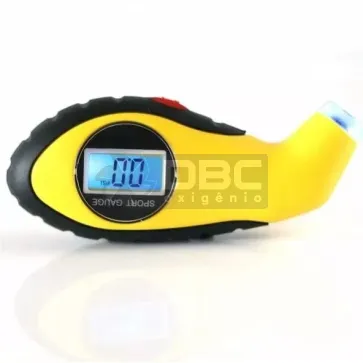 Medidor De Pressão Digital Portátil Para Pneus Com Lanterna