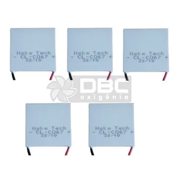 Kit 5 Pastilha Termoelétrica Peltier HEKE e TECH CL-C067 12V
