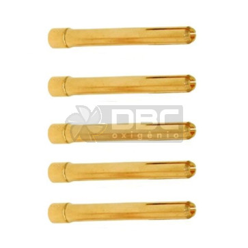 3c4 - Kit 5 Pinça 4,0mm (5/32") Tocha TIG WP17/WP26