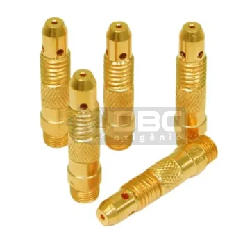 2c3 - Kit 5 Porta Pinça 3,2mm (1/8") Tocha TIG WP17/WP26