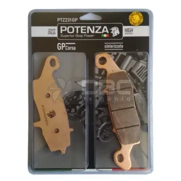 Pastilha de Freio Kawasaki Versys 650 Dianteira (Potenza PTZ231GP)