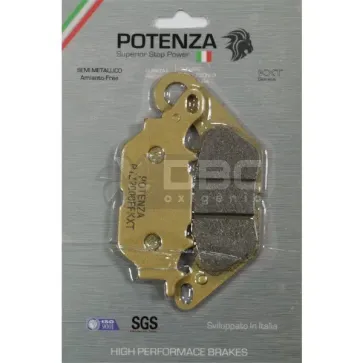Pastilha de Freio Yamaha YBR125 FACTOR Dianteira (Potenza PTZ464KXT)