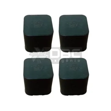 Kit 4 Ponteira Vibra-Stop QUAD I (16mmx16mm)