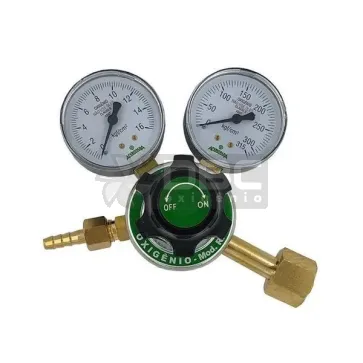 Regulador Pressão Oxigênio Aferisolda RI-16 Ox Bronze 