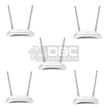 Kit 5 Roteadores TP-Link WR840N ( 2 Antenas) usados