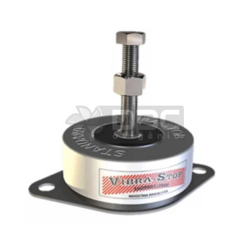 Amortecedor Vibra-Stop c/ Chapa 2 furos STANDARD 1/2" (1500kg)