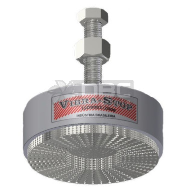 Amortecedor Vibra-Stop Malha de Aço MINI 3/8" (500kg)
