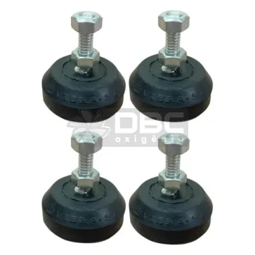 Kit 4 Amortecedores Vibra-Stop VS 03 1/4" (40kg)