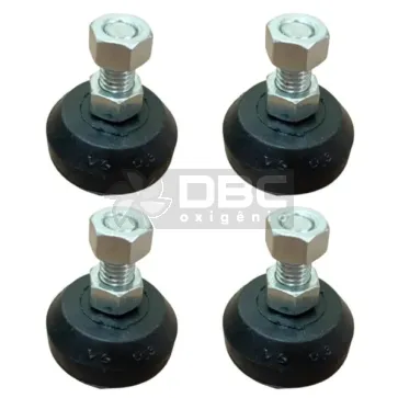 Kit 4 Amortecedores Vibra-Stop VS 03 3/8" (40kg)